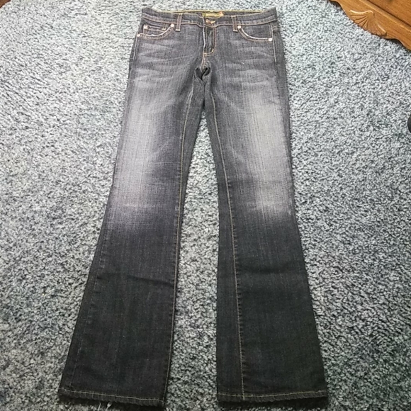 David Kahn Denim - David Kahn Heidi Jeans 26 Boot Cut Black/Grey USA